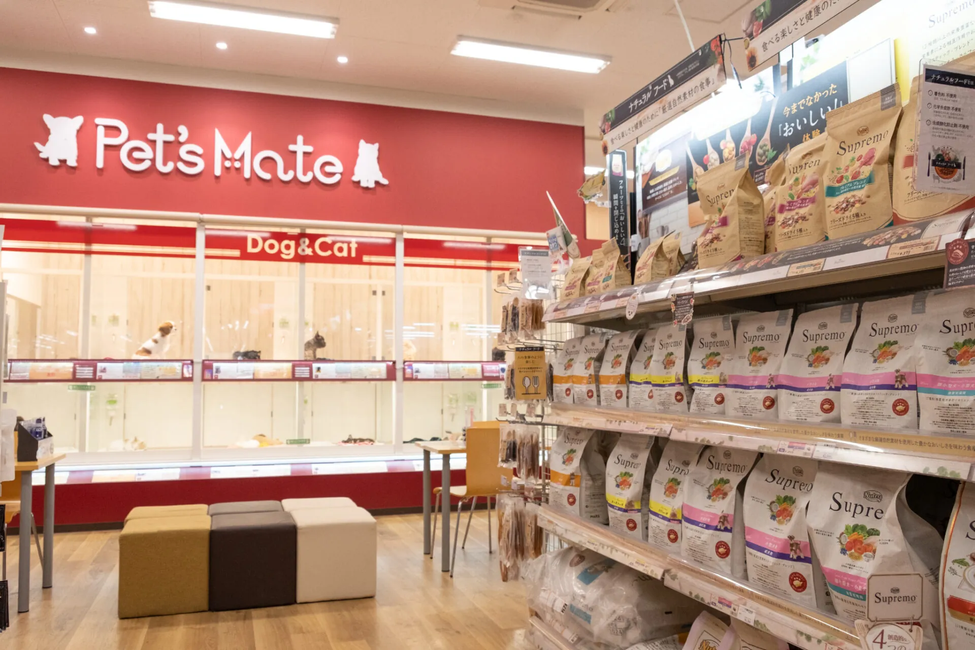 ペッツメイトイオン小郡店 店内