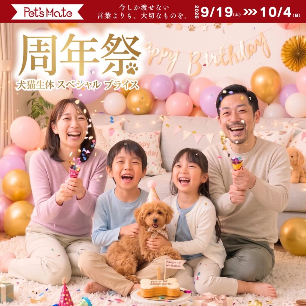 周年祭 ハピネスキャンペーン 9/19〜10/4